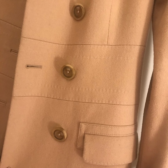 Rachel Zoe Camel Wool Pea Coat - Picture 3 of 7